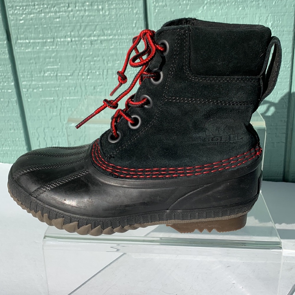 Sorel boot black Youth Cheyanne II Lace
